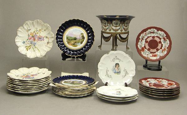 Appraisal: An assembled group of ceramics late th early th century