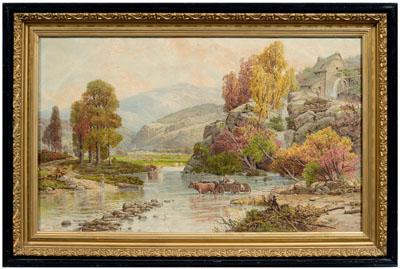 Appraisal: Andrew W Melrose chromolithograph New Jersey California - titled lower