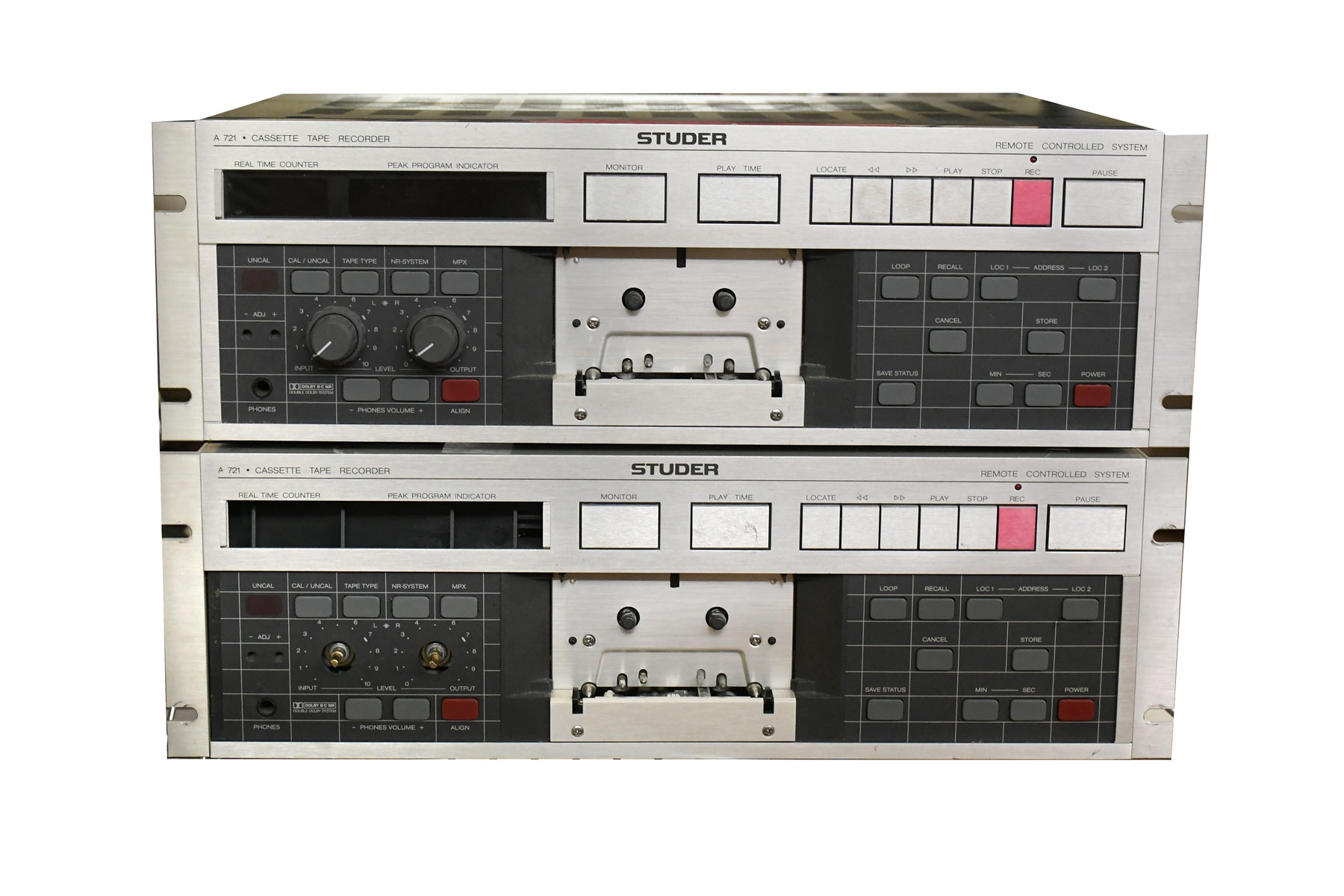 Appraisal: PC STUDER A- CASETTE TAPE RECORDERS From the estate of