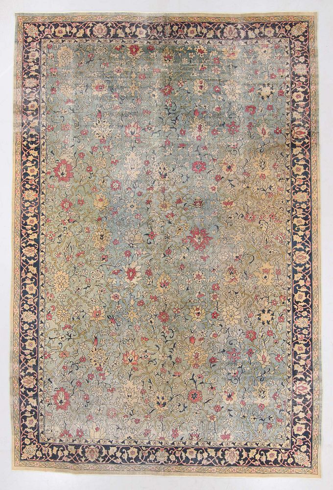 Appraisal: Antique Tabriz Rug Persia ' '' x ' '' Antique