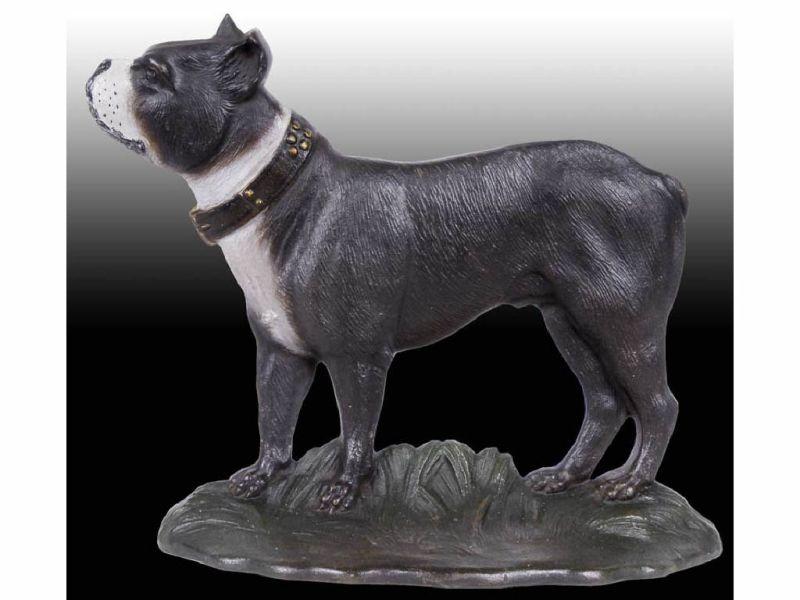 Appraisal: Boston Terrier Dog B H Cast Iron Doorstop Description -