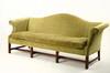 Appraisal: SOFAS - Pair of th C Chippendale style upholstered sofas