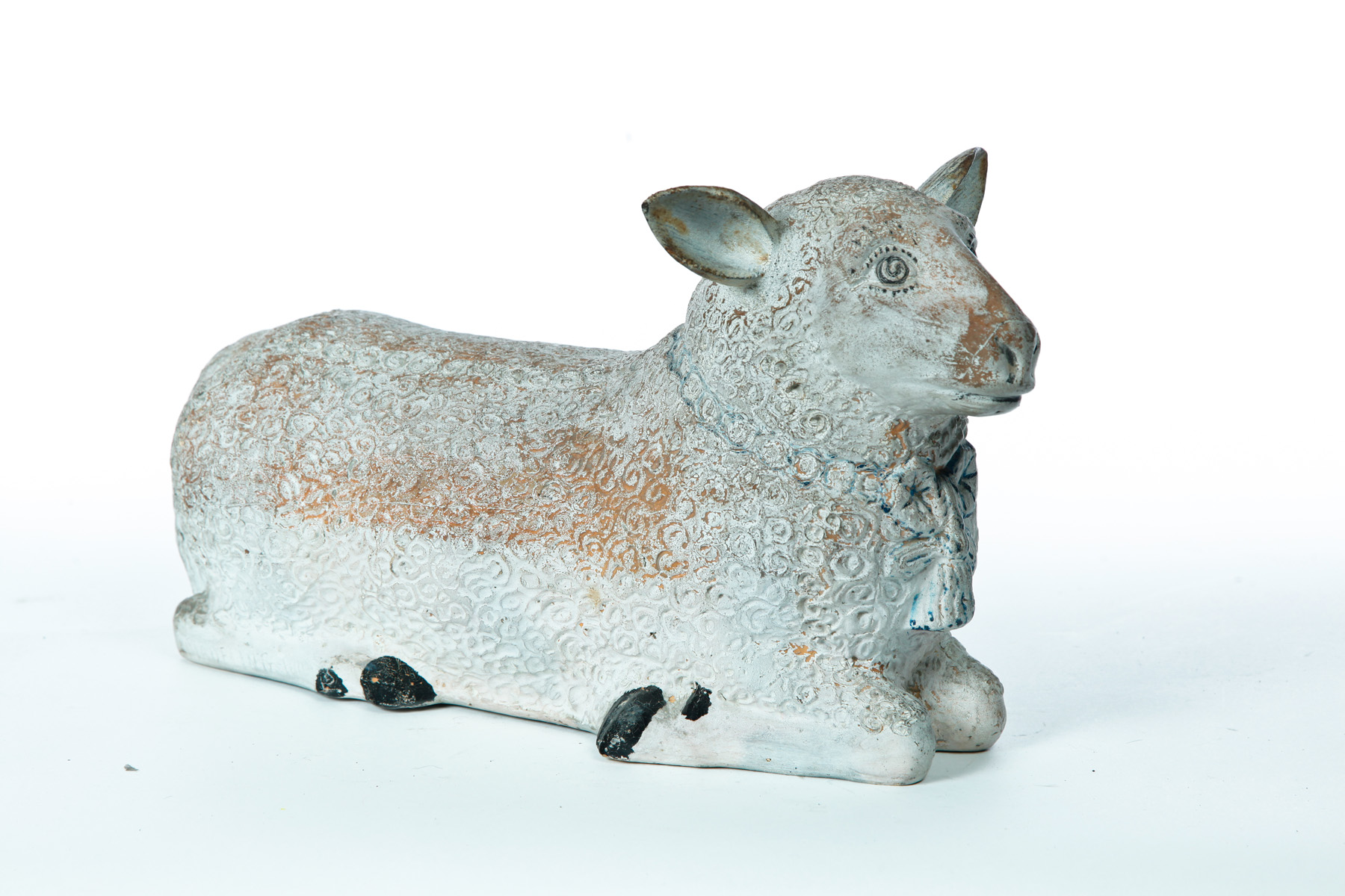 Appraisal: REDWARE LAMB Late th-early th century Signed by William Raab