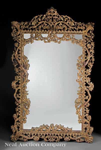 Appraisal: A Good Carved and Gilded Mirror in the Baroque Style