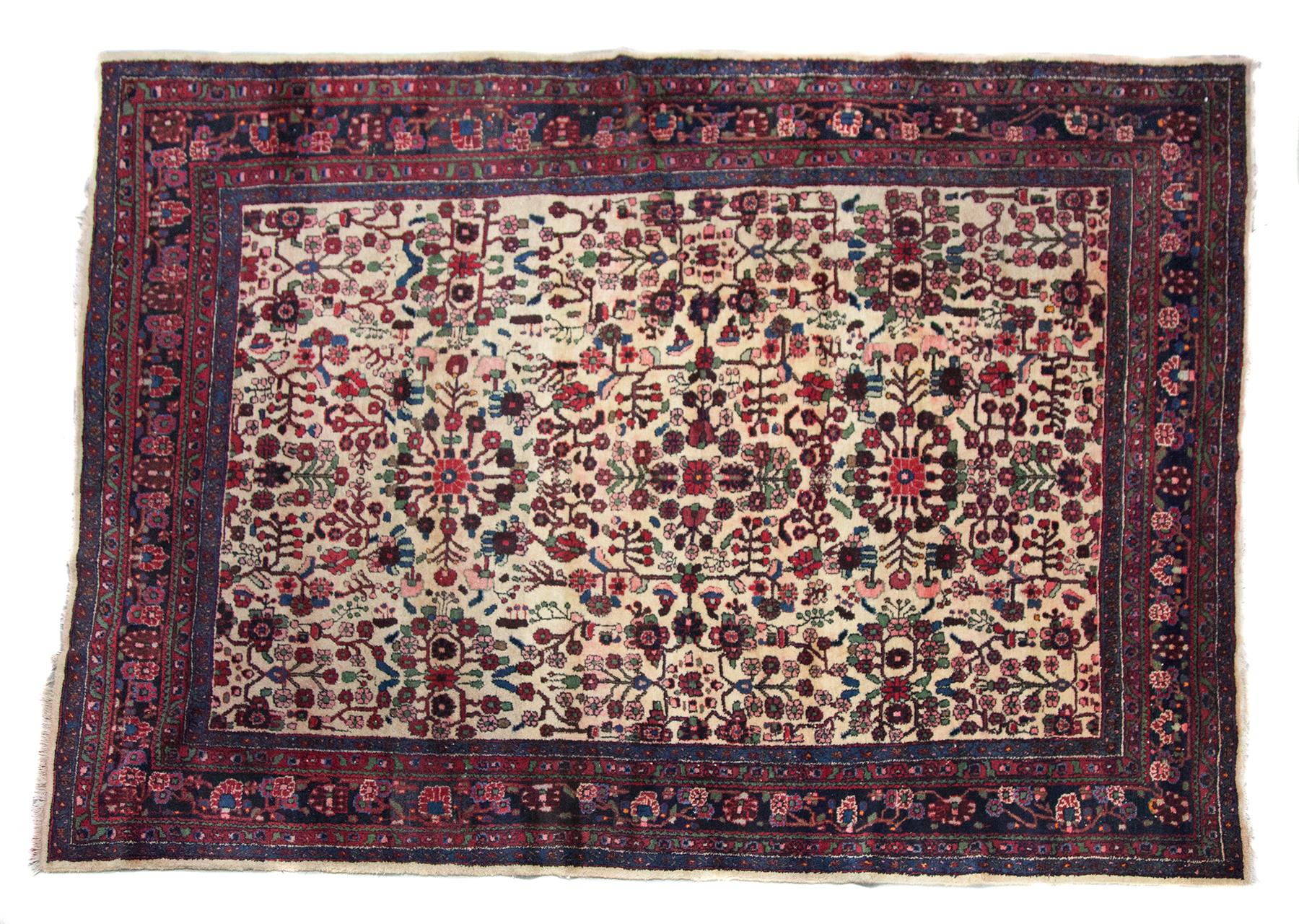 Appraisal: ORIENTAL RUG Ca - Roomsize Malayer Heavy wool carpet with