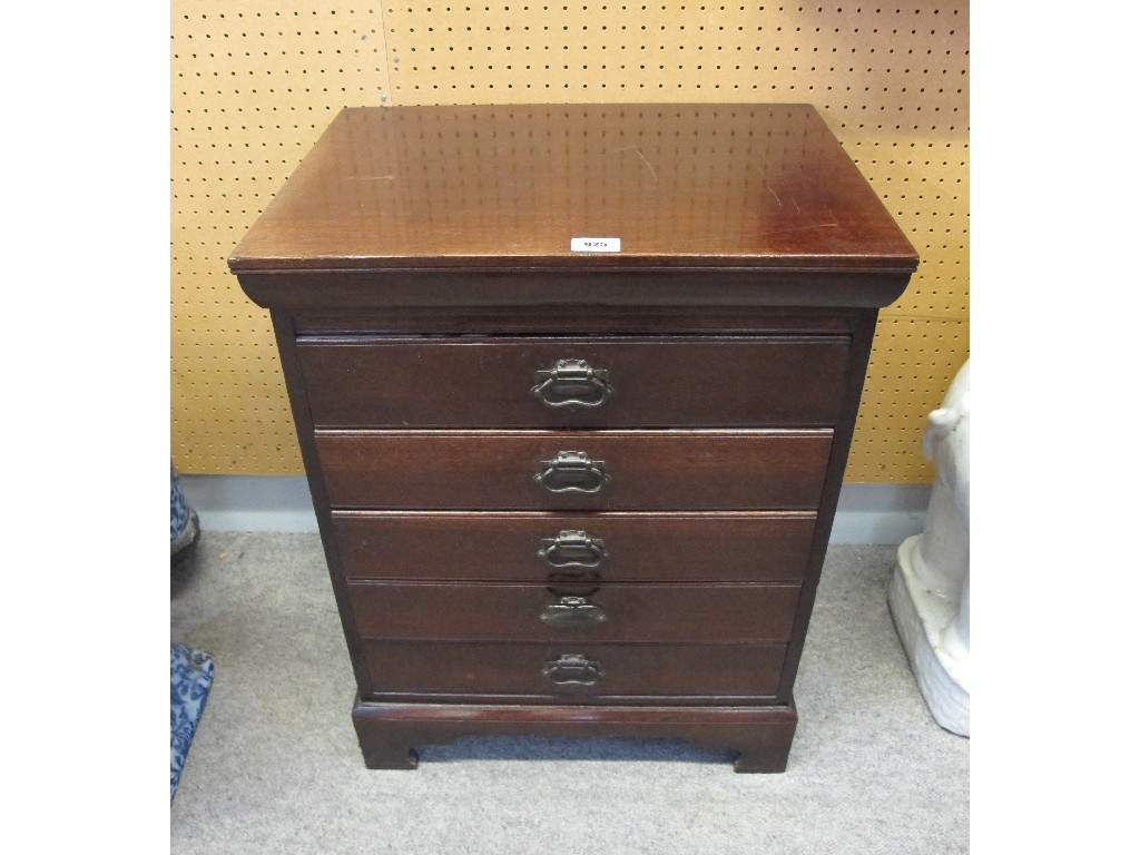 Appraisal: Edwardian mahogany music cabinet with music books