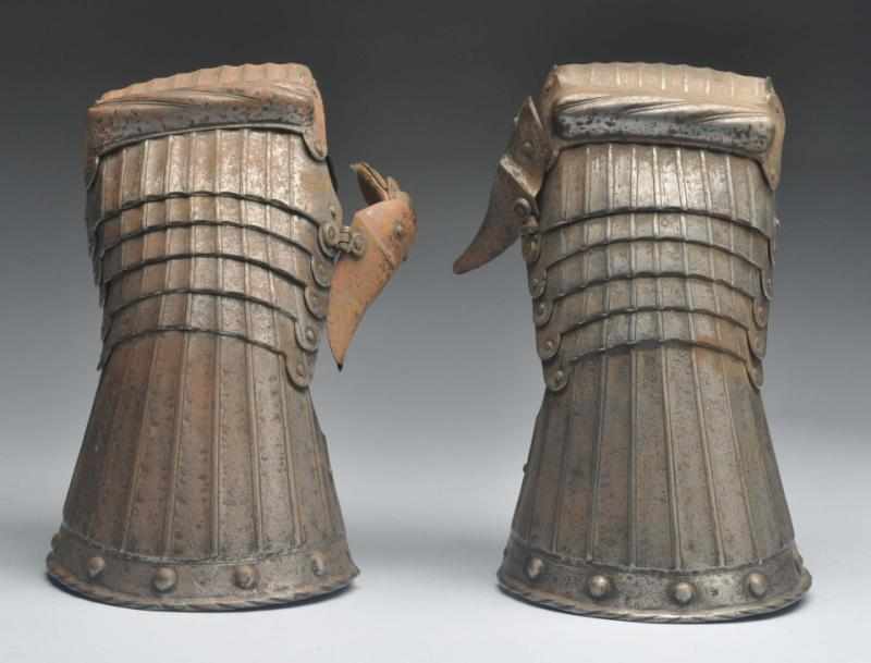 Appraisal: Pair of Armor Gloves In The Style of Maximilian Condition