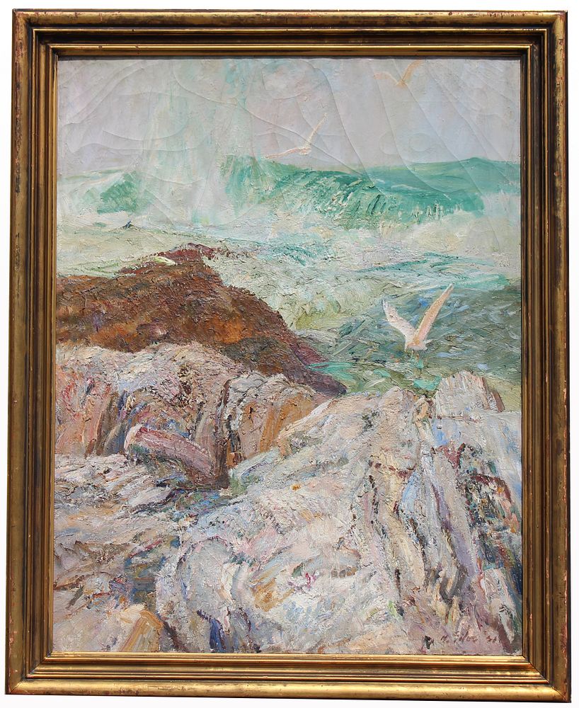 Appraisal: Howard E Giles - Important Seascape Howard Everett Giles New