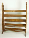 Appraisal: DISPLAY RACK - Circa - Arts Crafts style solid oak