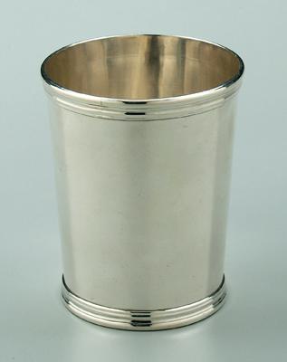 Appraisal: Kentucky coin silver julep cup round slightly tapering side reeded