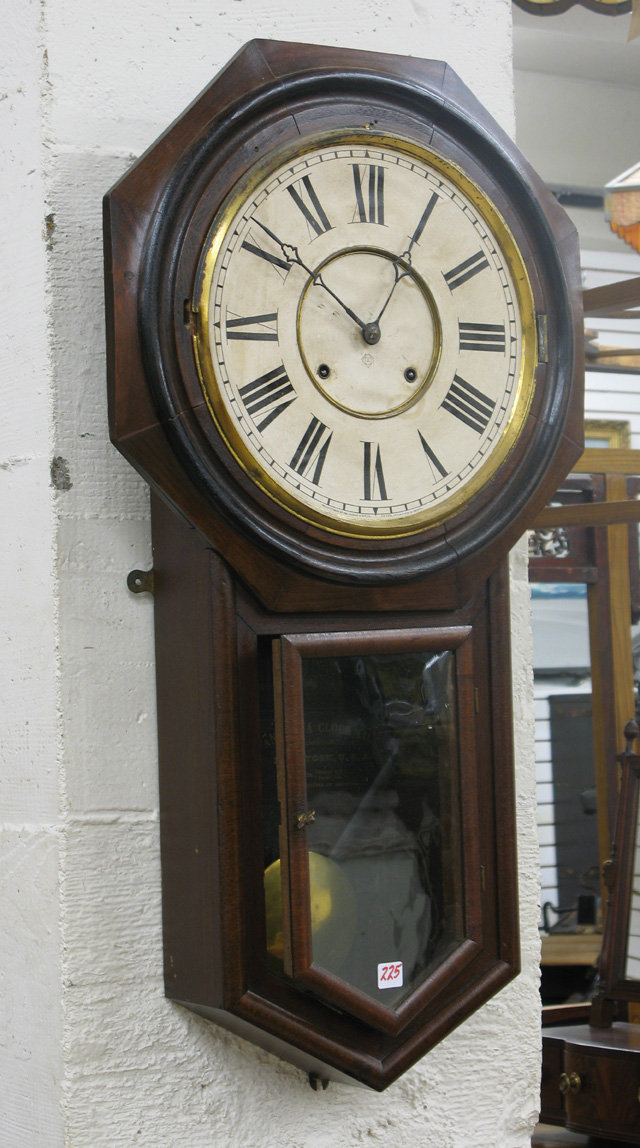 Appraisal: ANSONIA REGULATOR WALL CLOCK Ansonia Clock Co New York c