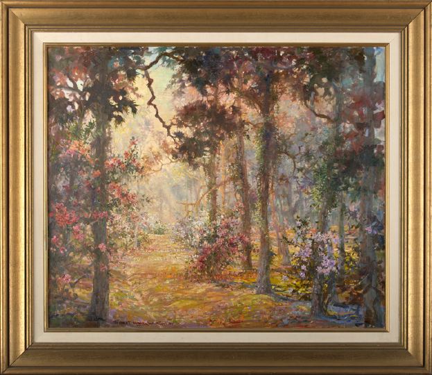 Appraisal: Robert Malcom Rucker American Louisiana - Springtime in Louisiana oil