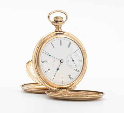 Appraisal: An Elgin Tri Color Pocket Watch ca Gold-filled hunters case