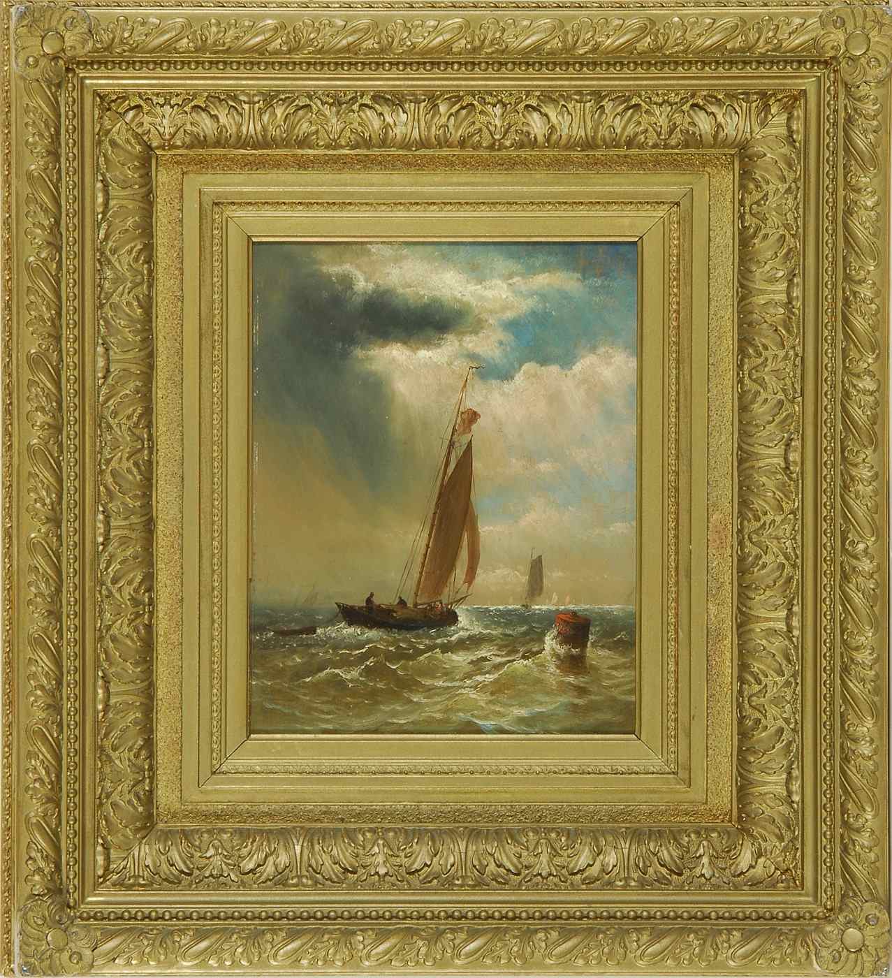 Appraisal: ATTRIBUTED TO CHARLES HENRY GIFFORDAmerican - Small sailing vessel off