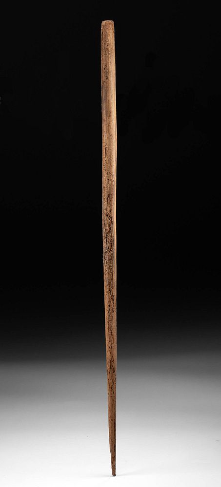 Appraisal: Rare th C Hawaiian Kauila Wood Spear North Pacific Hawaiian