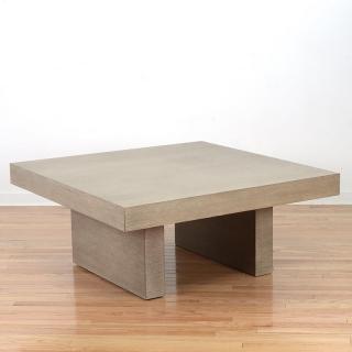 Appraisal: J Robert Scott Ridge oak cocktail table J Robert Scott