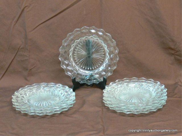 Appraisal: American Fostoria Dinner Plate Set - Pattern by Fostoria in