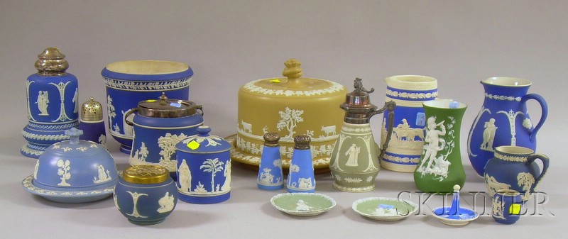 Appraisal: Nineteen Assorted Wedgwood and Wedgwood-type Jasper and Ceramic Items including