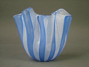 Appraisal: A Venini 'Fazzoletto' vase designed by Paolo Venini circa decorated