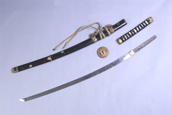 Appraisal: JAPANESE LONG SWORD KATANA Shinto period th century Tachi mounted