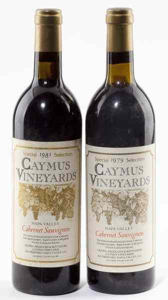 Appraisal: Caymus Vineyards total bottlesVintage Special Selection ts lbsl Vintage Special