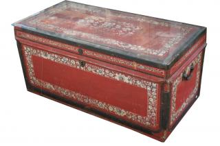 Appraisal: Bronze Mounted Chinese Export Blanket Chest Bronze Mounted Chinese Export