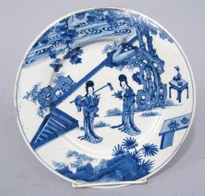 Appraisal: Chinese blue and white plate chenghua mark early th century