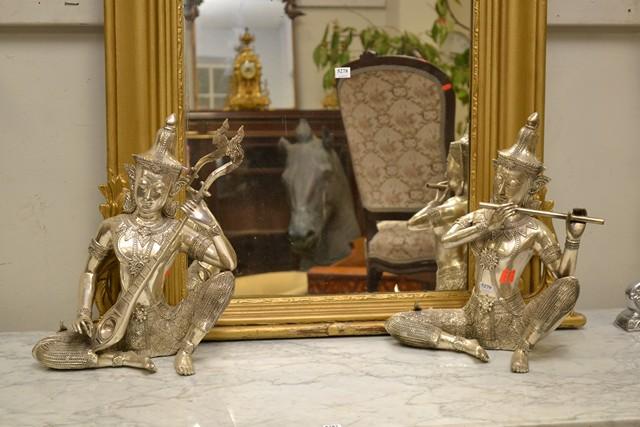 Appraisal: PAIR OF CAST METAL FIGURES OF MUSICIANS