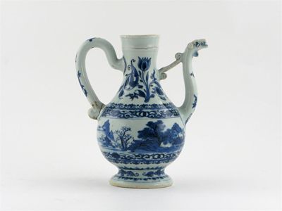 Appraisal: A Chinese blue and white ewer painted with a band