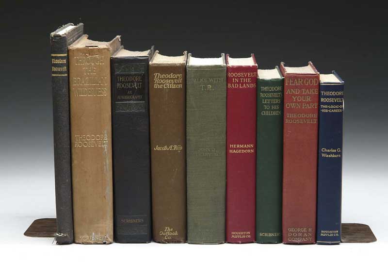 Appraisal: LOT OF THEODORE ROOSEVELT RELATED FIRST EDITION BOOKS Approximately eight