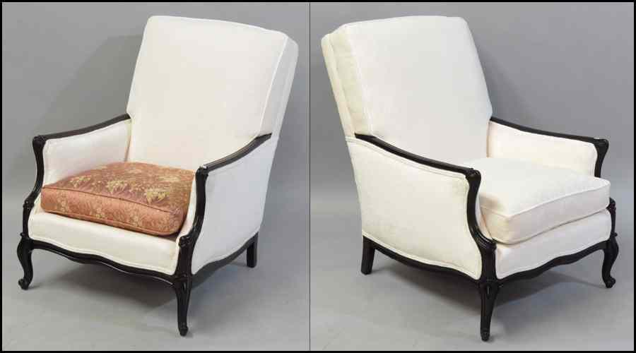 Appraisal: PAIR OF CHAIRS Back height '' Condition No Specific Condition