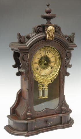 Appraisal: American Ansonia Monarch mantel shelf clock late th early thc