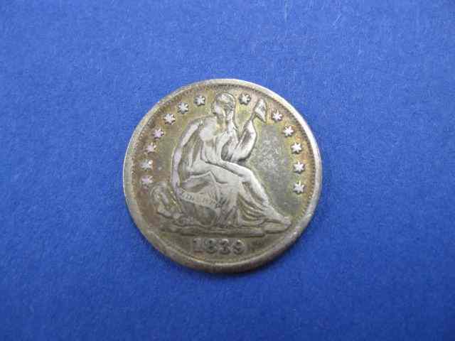 Appraisal: U S Seated Liberty Half Dime fine