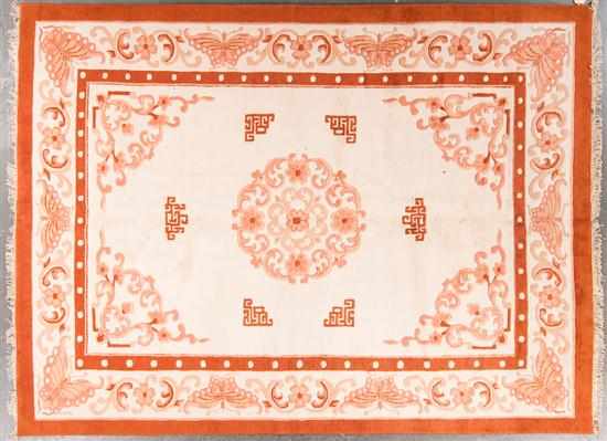 Appraisal: Indo-Chinese carpet China modern x Estimate -