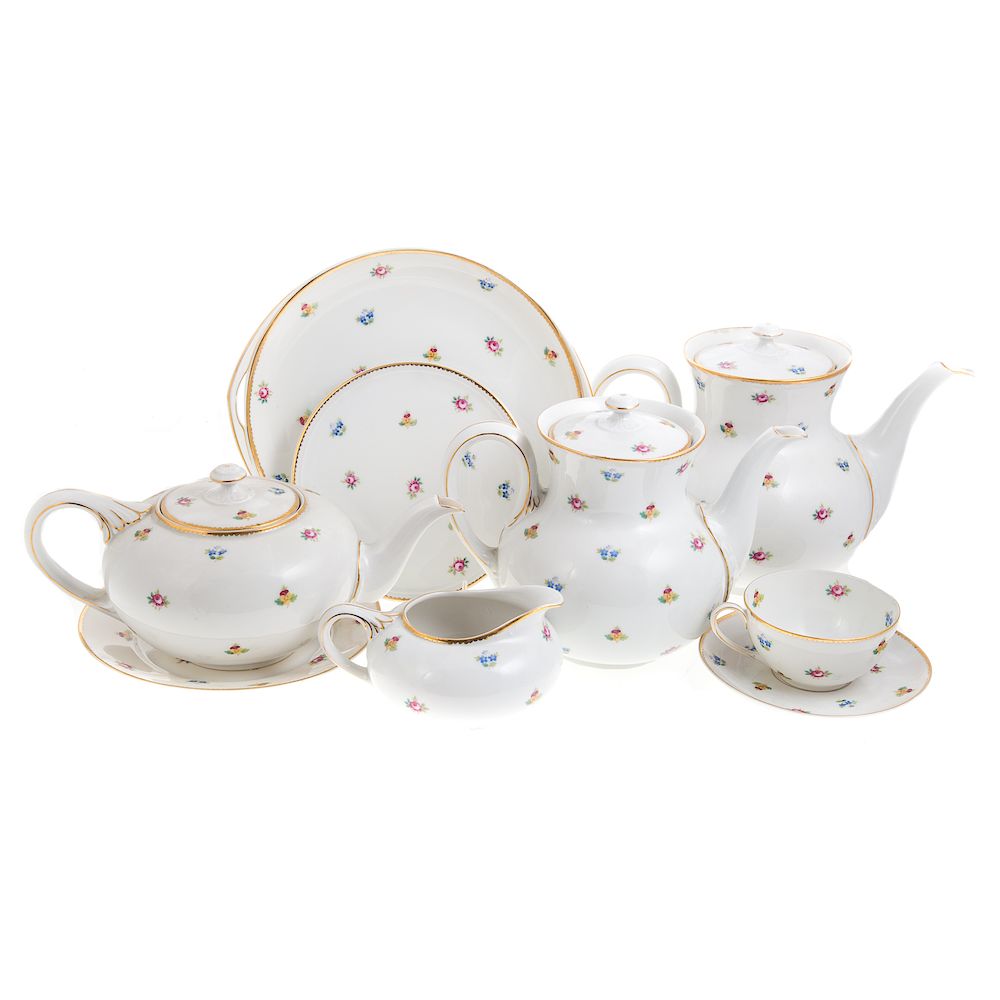 Appraisal: Rosenthal china partial dessert service pieces including dessert plates teacups