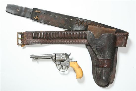 Appraisal: COLT LIGHTNING DOUBLE ACTION REVOLVER Mid- th century Engraved caliber