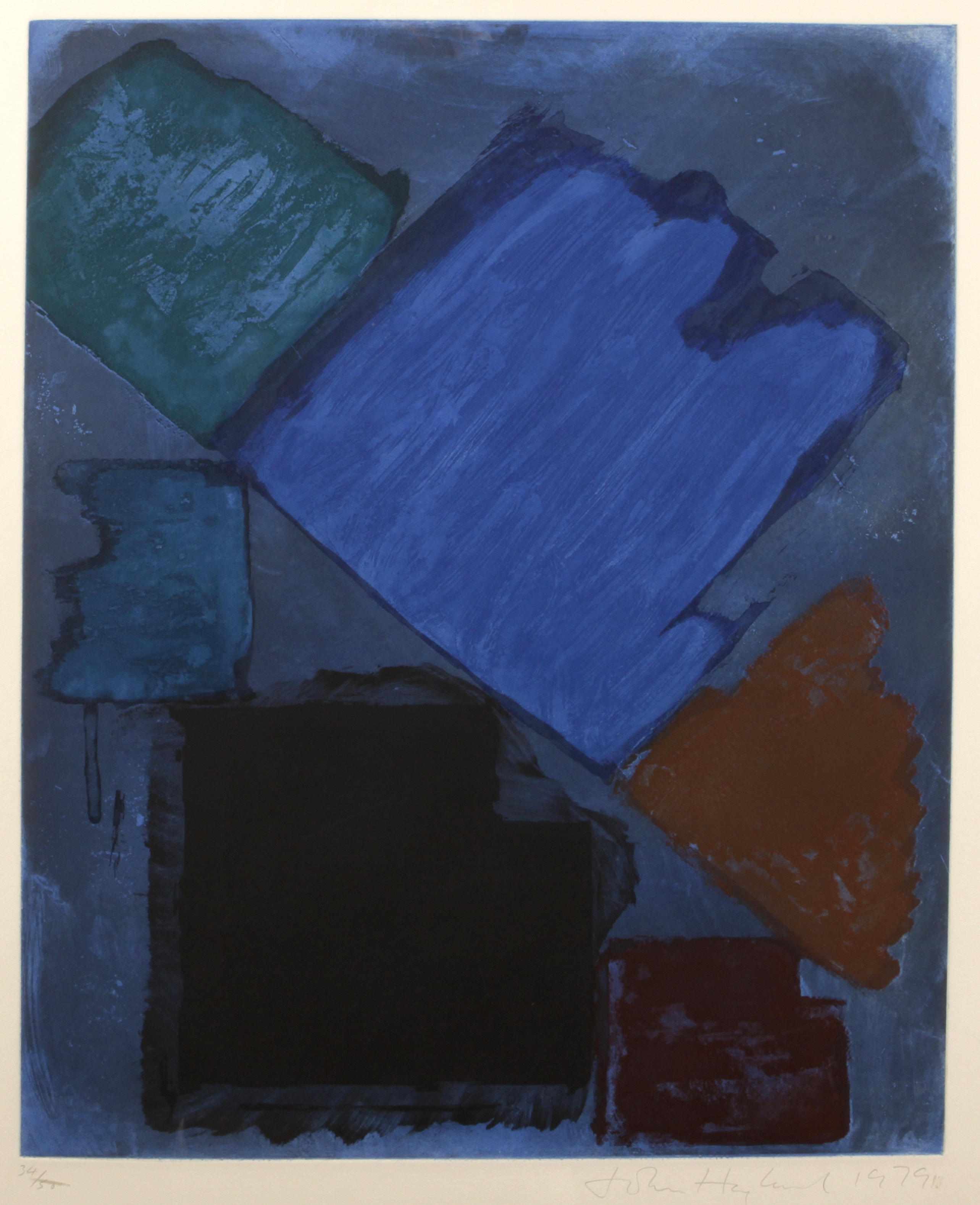 Appraisal: John Hoyland British - Splay Etching in colors on wove