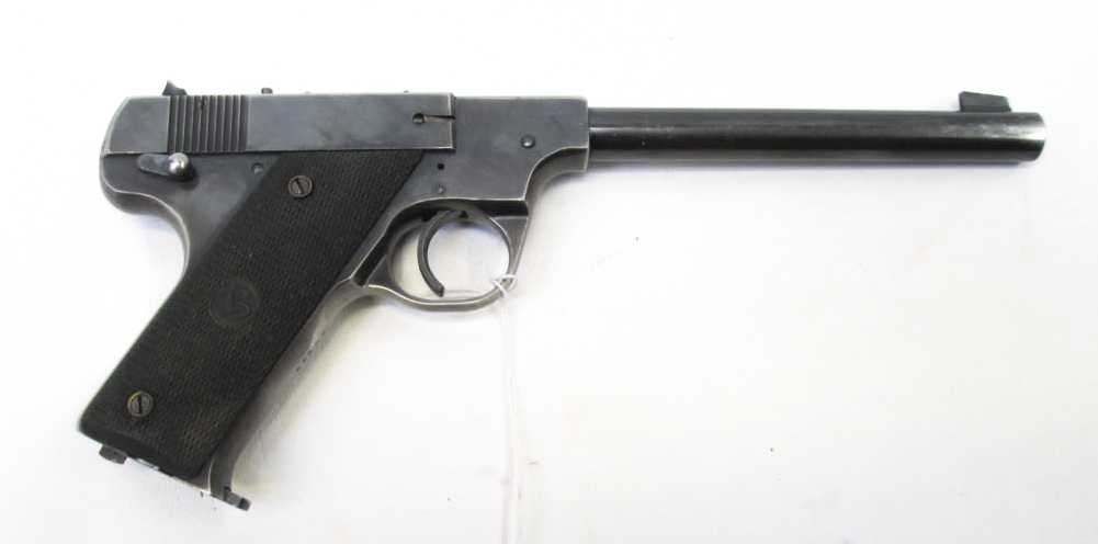 Appraisal: HIGH STANDARD MODEL B SEMI AUTOMATIC PISTOL lr caliber barrel