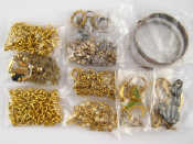 Appraisal: A quantity of white metal tests silver and costume jewellery