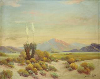 Appraisal: Painting George Sanders Bickerstaff George Sanders Bickerstaff American - Desert