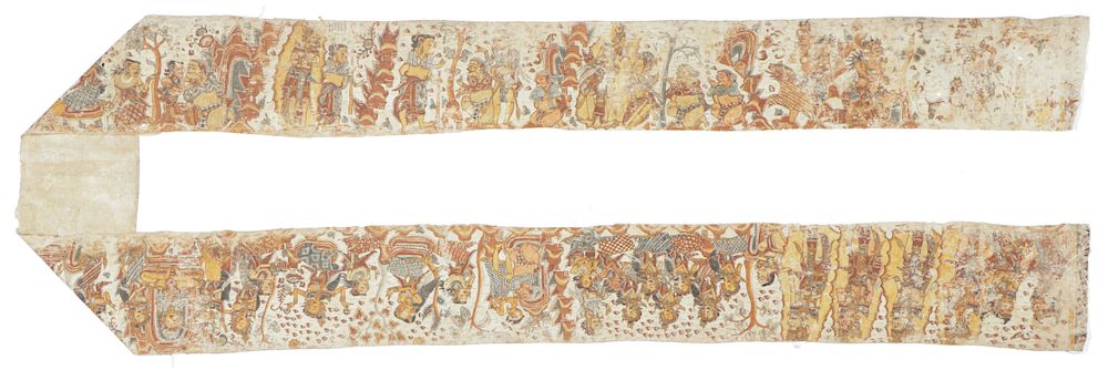 Appraisal: Old Balinese Ceremonial Temple Textile Ider-ider Balinese ider-ider or ceremonial