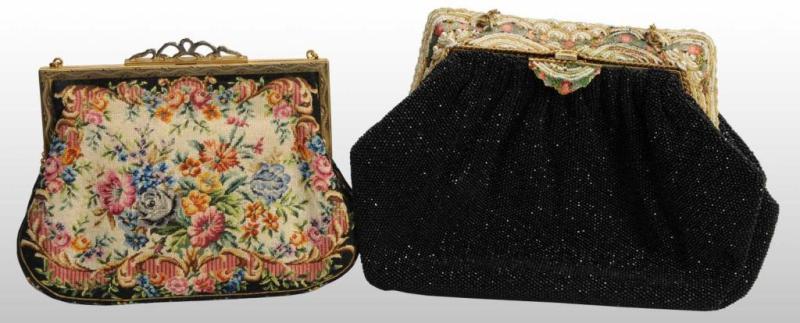 Appraisal: Lot of Victorian Purses Description Includes one black beaded French