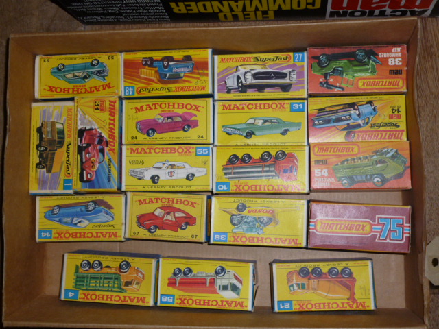 Appraisal: Nineteen Matchbox and Superfast Models boxed G