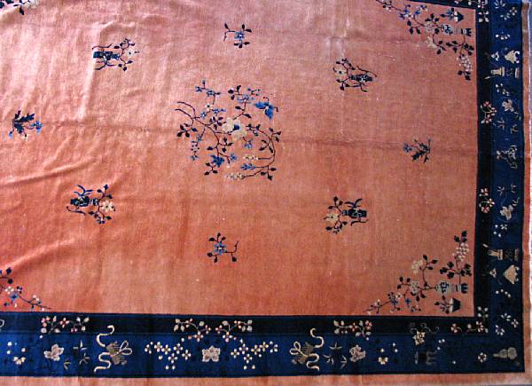 Appraisal: A Chinese carpet size approximately ft in x ft in