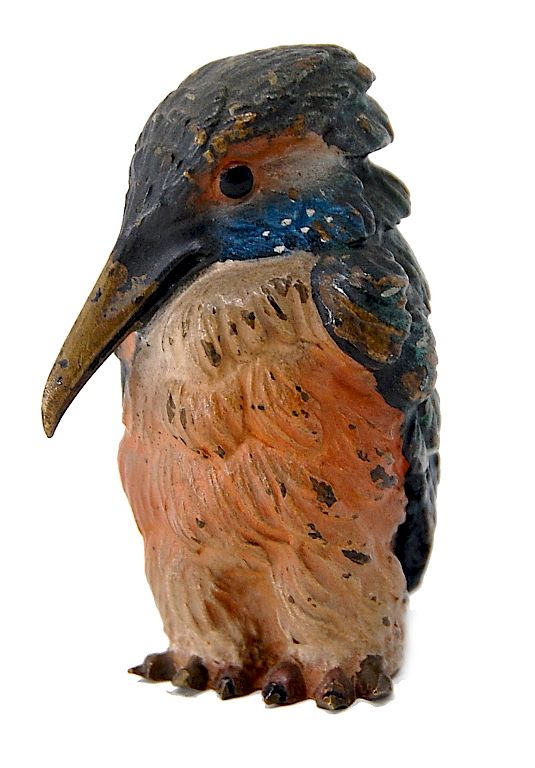 Appraisal: Cold Painted Vienna Bronze Bird Vienna Bronze Bird Packaging Insurance