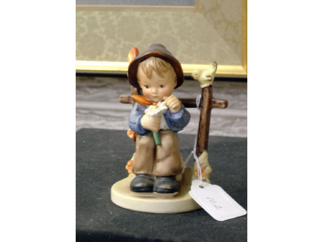 Appraisal: HUMMEL FIGURINE - SHE LOVES ME SHE LOVES ME