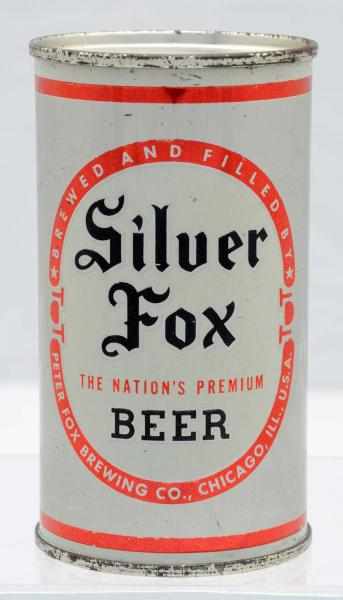 Appraisal: Silver Fox Beer Flat Top Beer Can - Very lean