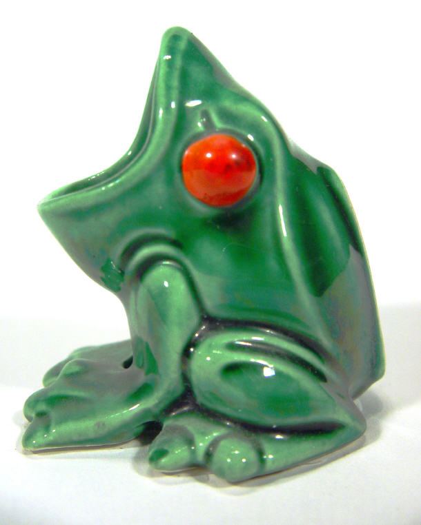 Appraisal: Goebels frog design match striker with open mouth and red