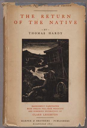 Appraisal: SIGNED HARDY THOMAS THE RETURN OF THE NATIVE New York