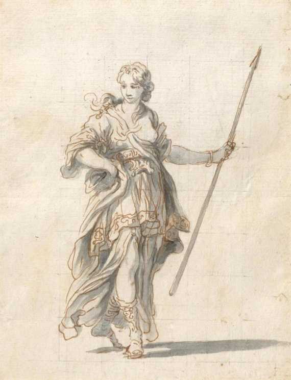 Appraisal: POMARANCINO NICCOLO IL CIRCIGNANI Pomerance - circle of Sibyl standing